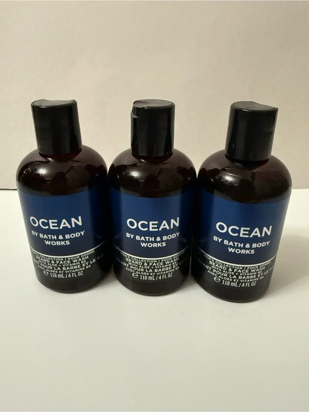 Bath & Body Works Ocean Beard and Face Wash Bundle
